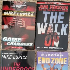 Football novels - lot of 4 books